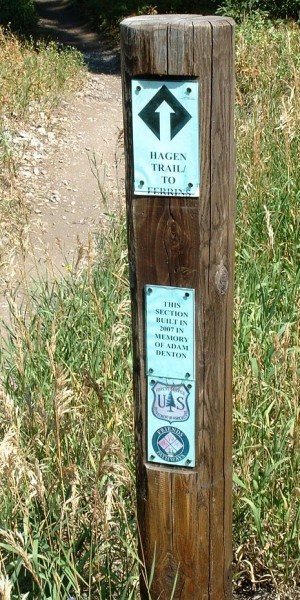 bike trail marker jackson hole wy