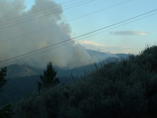 little horse thief canyon fire